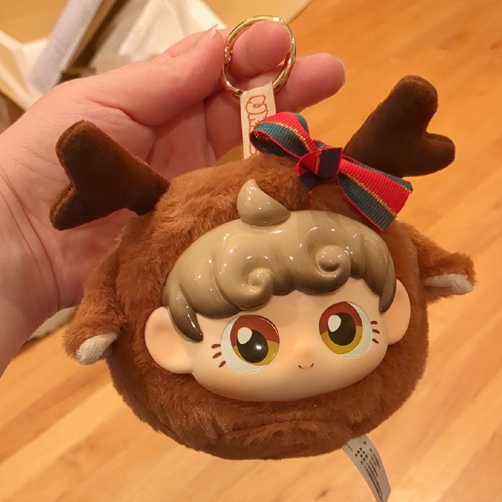 Una Fantasy World Blind Box Reindeer Plush Key Chain Bag Clip